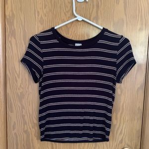 Blue and brown shirt